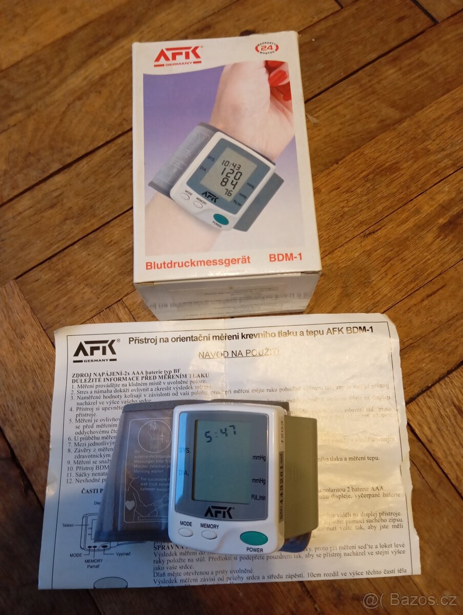 Měřič krevního tlaku a tepu - 2