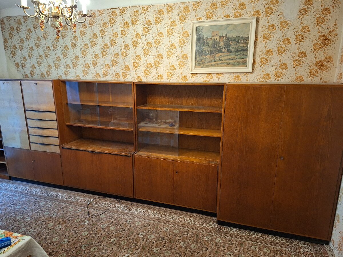 Obývací stěna 60. - 70. léta 20.st. - 2