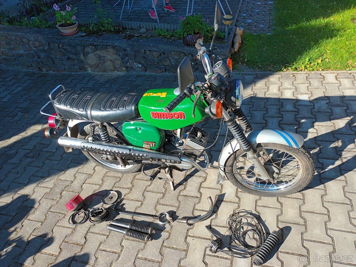 Simson S51 s původním TP R.V. 1985 - 2