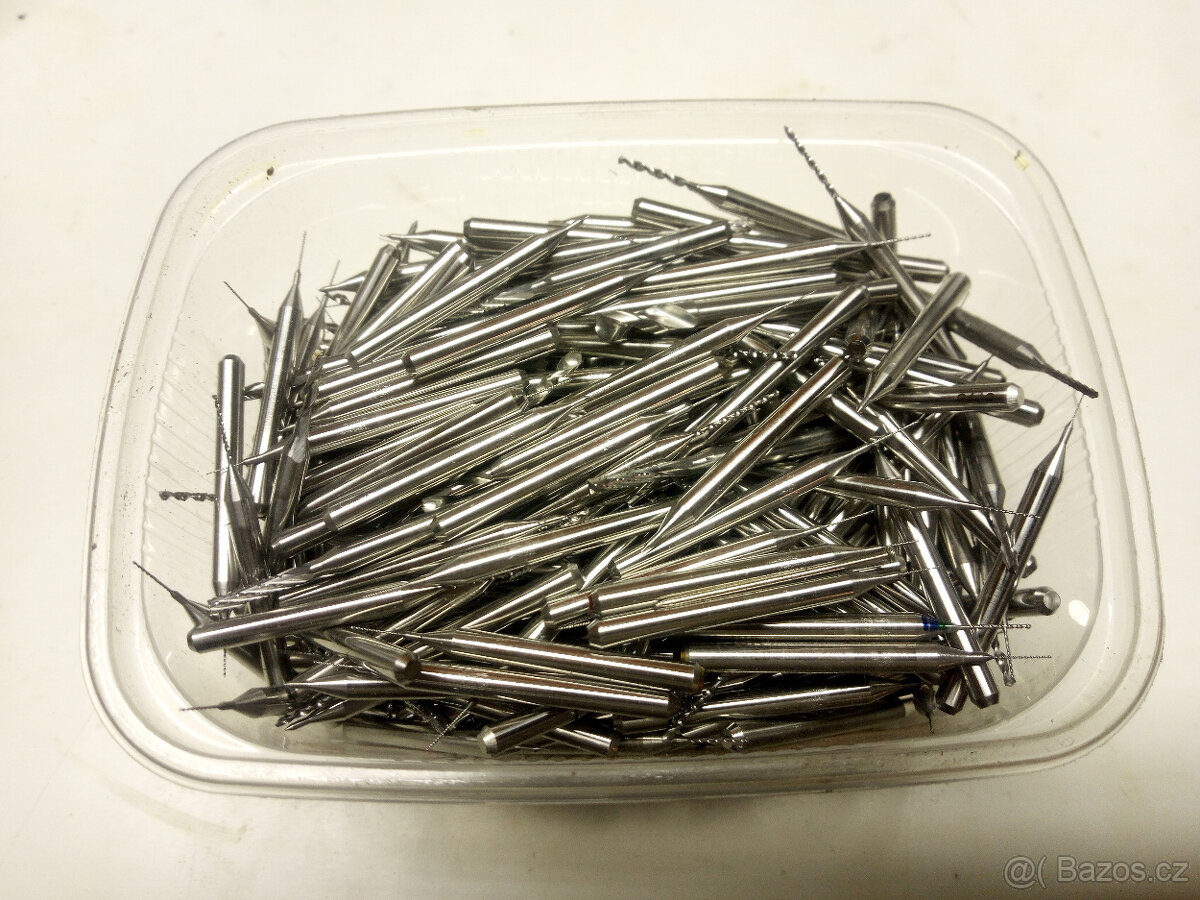 Mikro vrtáky, frézy 380ks - 2