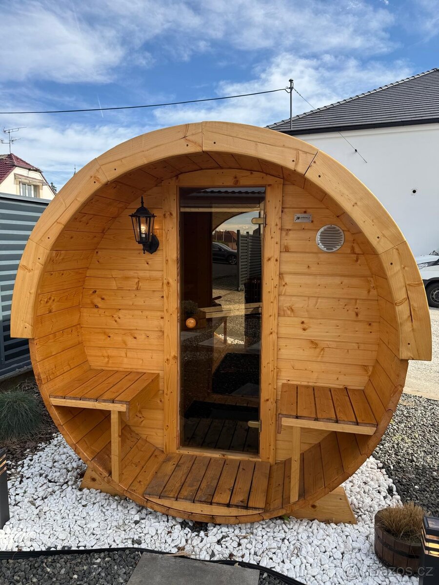 Finská sudová sauna - 2