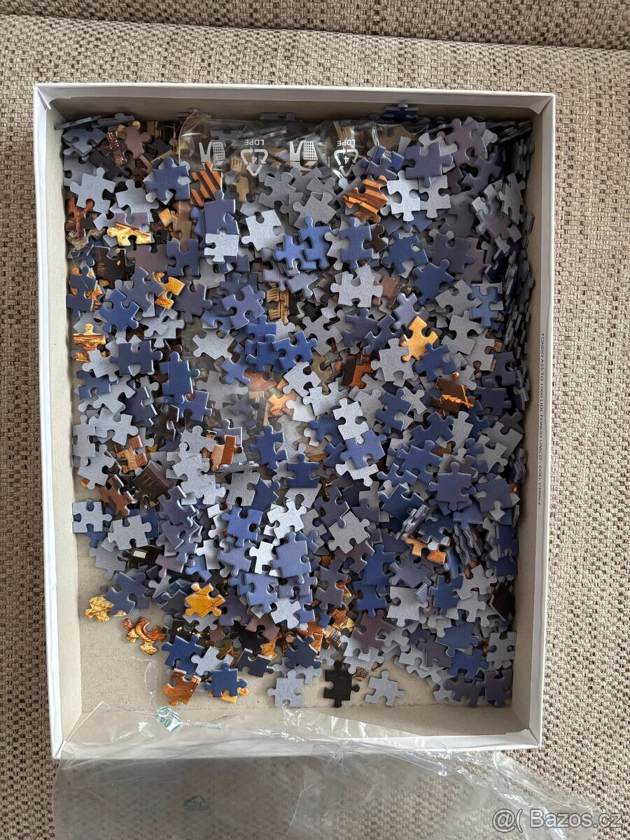 Puzzle fluorescentní Clementoni - Paříž / Hra Anna&Elsa - 2