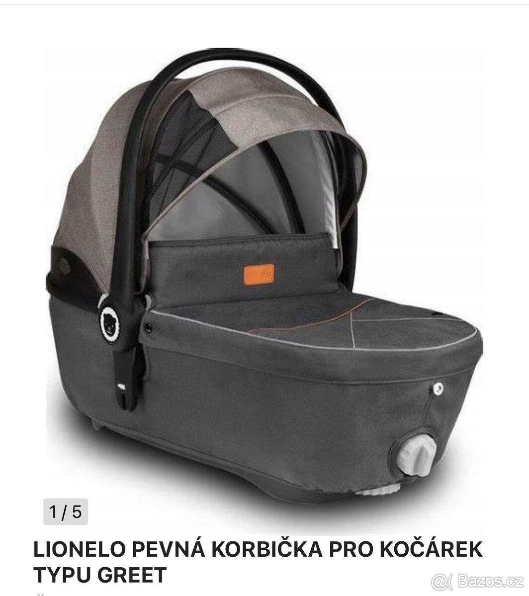 Pevna korbička pro kočárek typu Greet, multifunkční, - 2