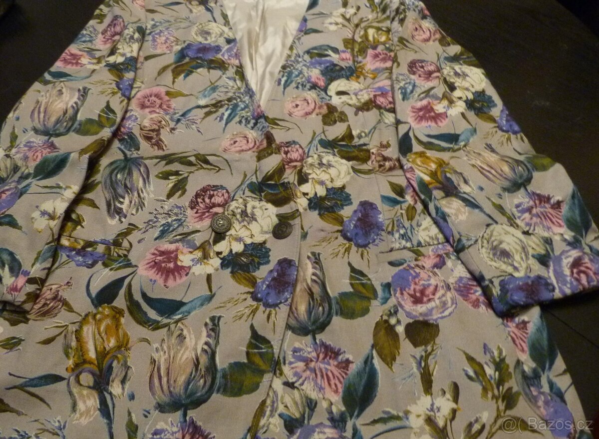 Dámské květinové sako - 2