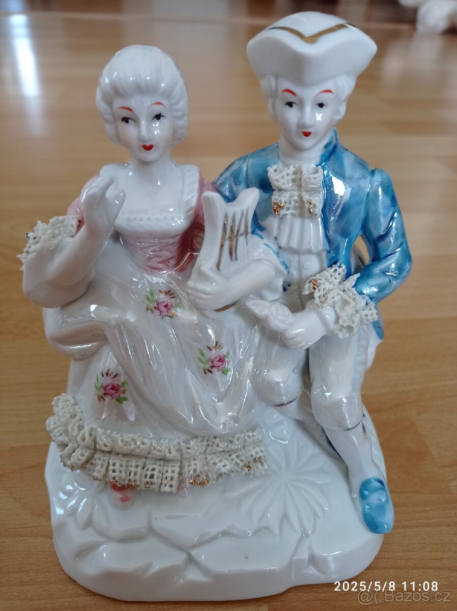 Starožitné porcelánové sošky - 2