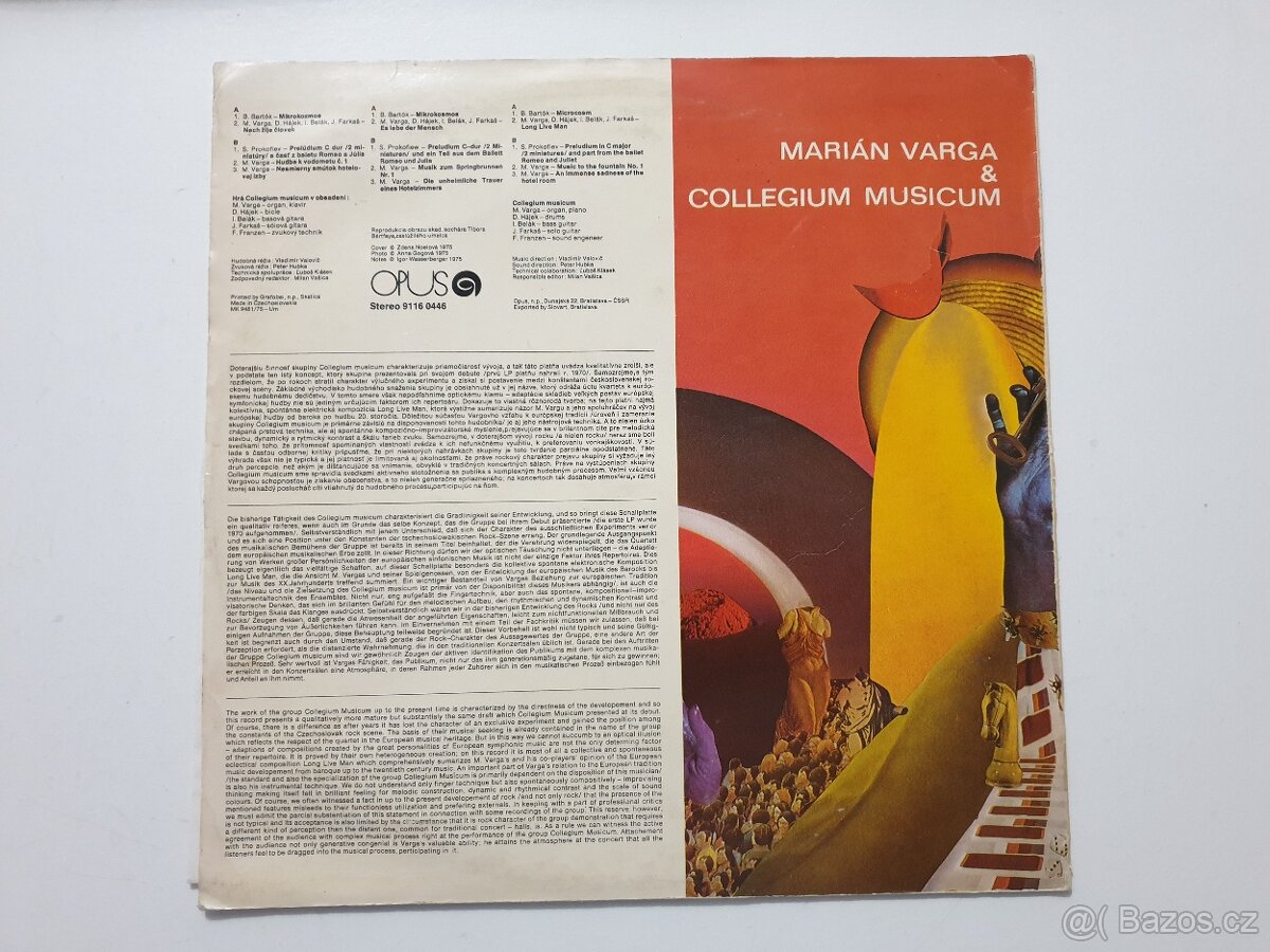 Marián Varga & Collegium Musicum LP - 2