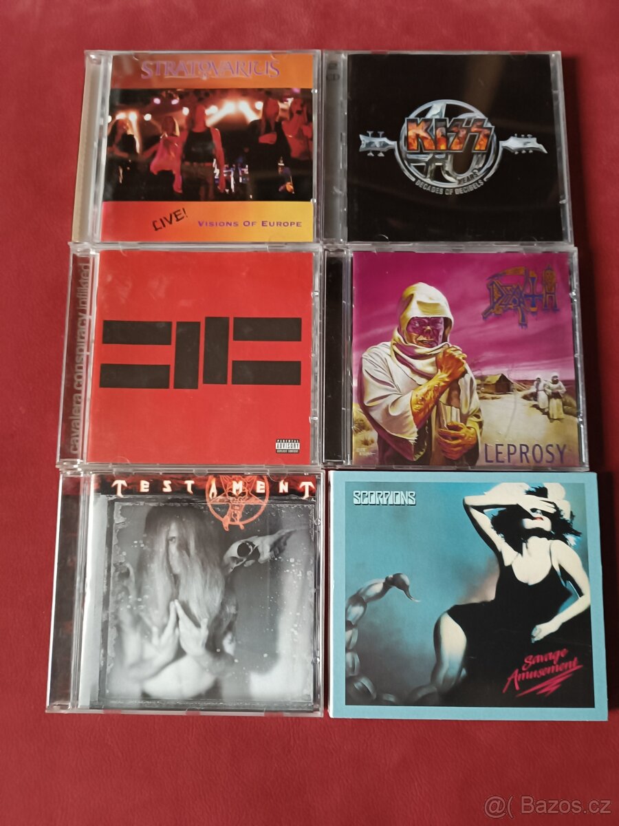 Prodám cd rock metal death - 2