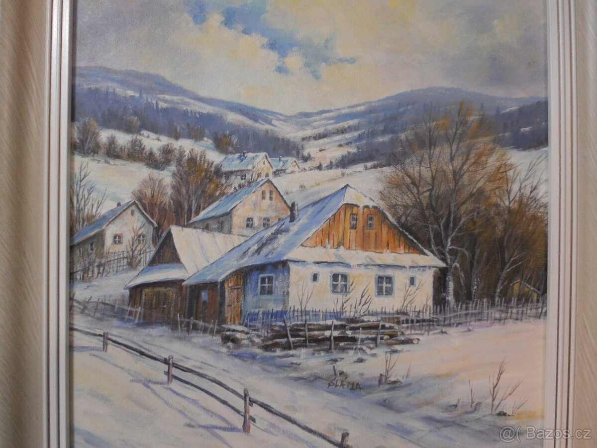 Obraz Zima v Krušnohoří - 2