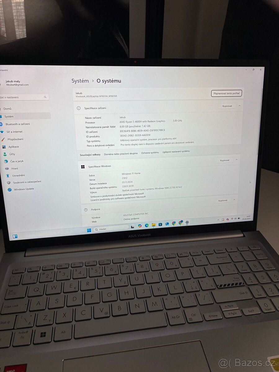 Asus Vivobook 16X M1603IA-MB038W (16″, Ryzen 5, 256 GB SSD) - 2