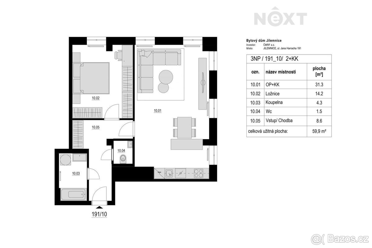 Prodej byt 2+kk, 60㎡ - 2