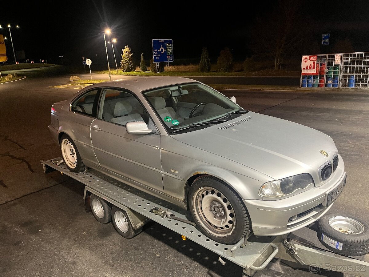 Prodám BMW e46 323ci coupe manuál M52TUB25 projekt - 2