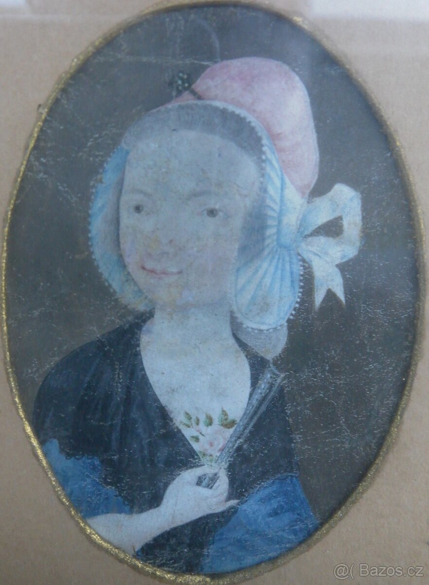 Dáma s vějířem. - 2