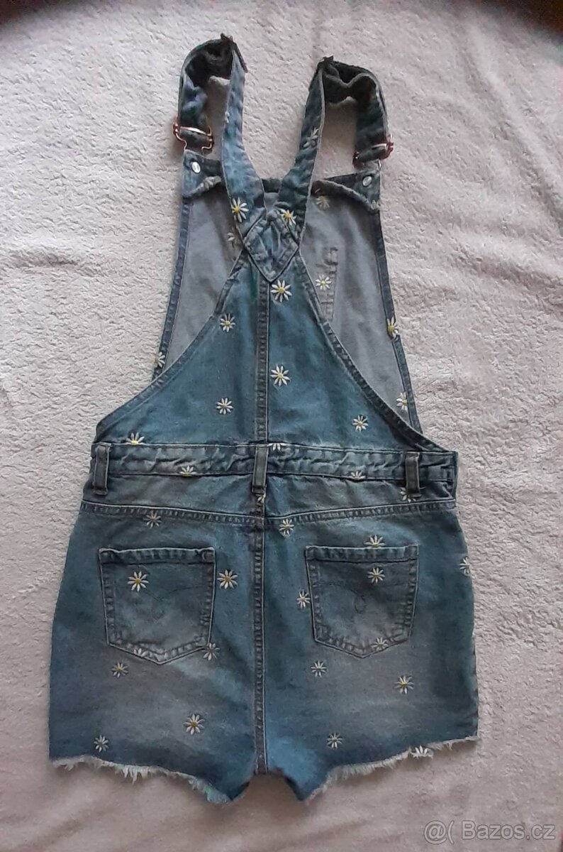 dívčí šortky s laclem na 12-13 let - 2