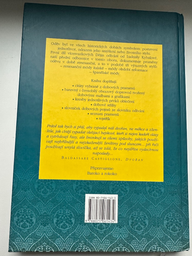 Dějiny odívání Renesance - 2