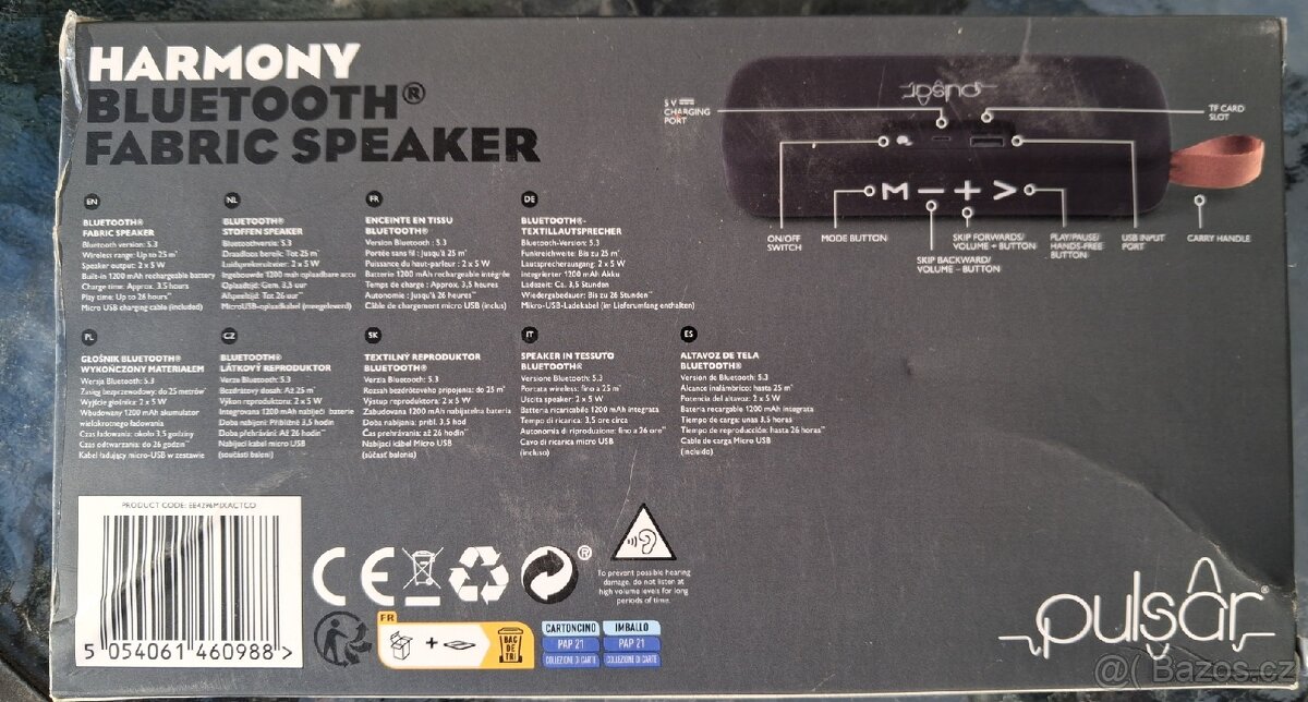 Bluetooth reproduktor Pulsar - 2