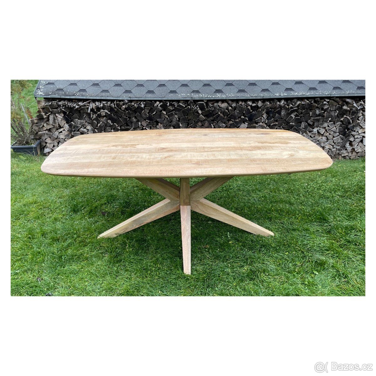Masivní jídelní stůl Mango – 180 cm - 2