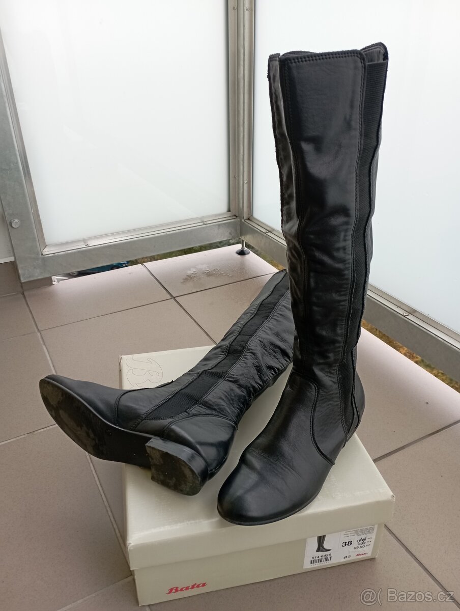 Dámské kožené kozačky - 2