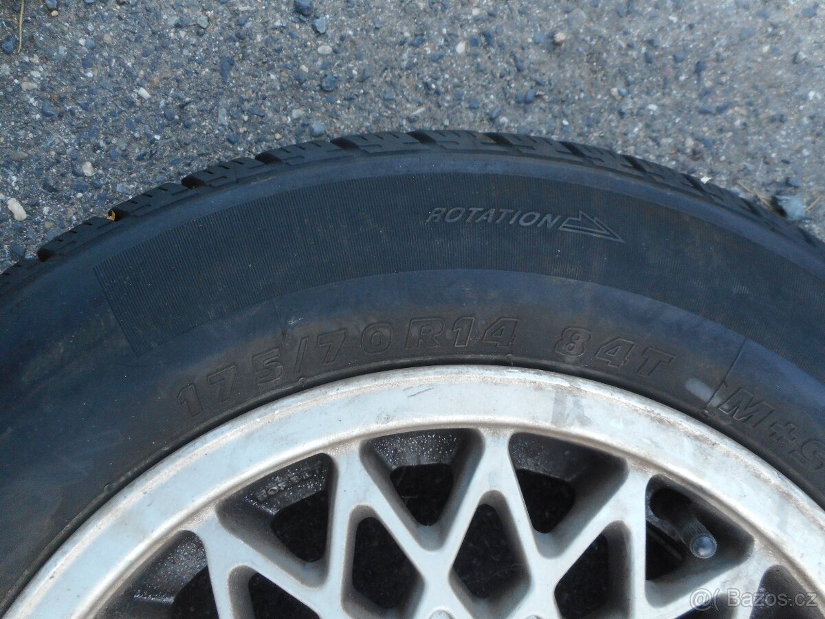 AL kola 14" s pneu - 2