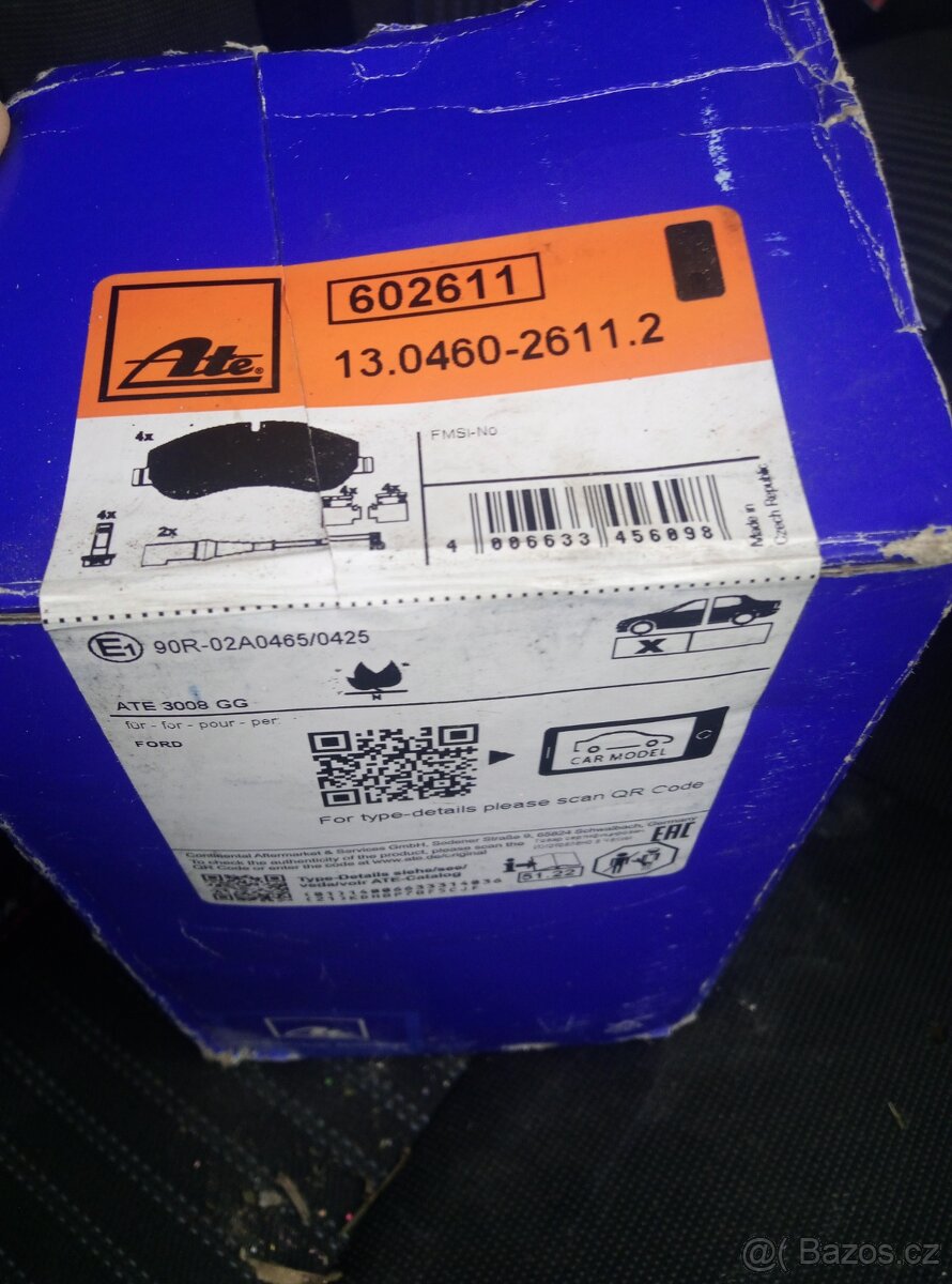 Brzdové destičky Ford - 2