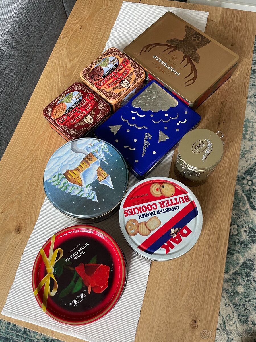 plechové krabice kulaté a hranaté - 2