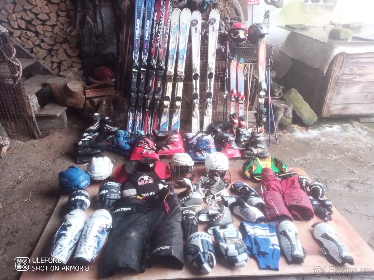 Lyže, brusle, hokej výstroj - 2