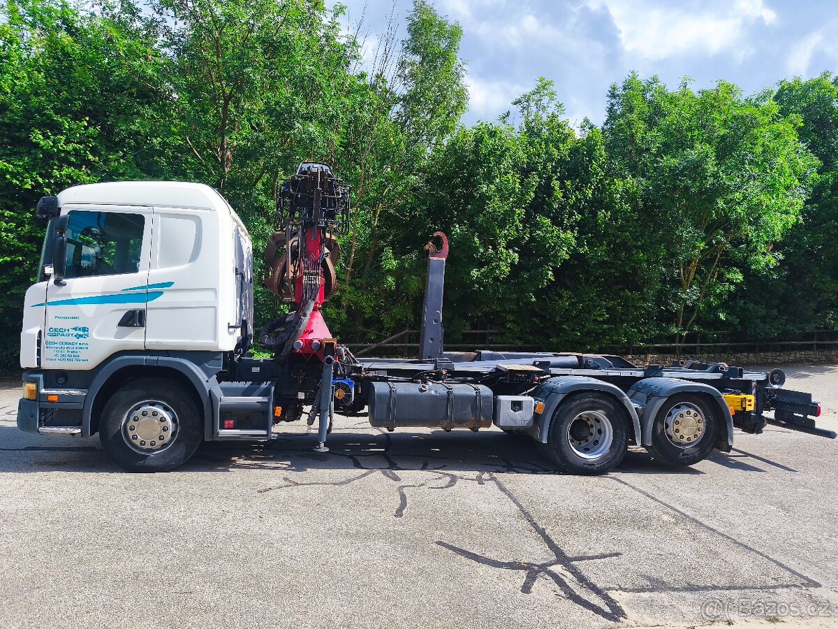 SCANIA G420, nosič kontejneru + HR - 2