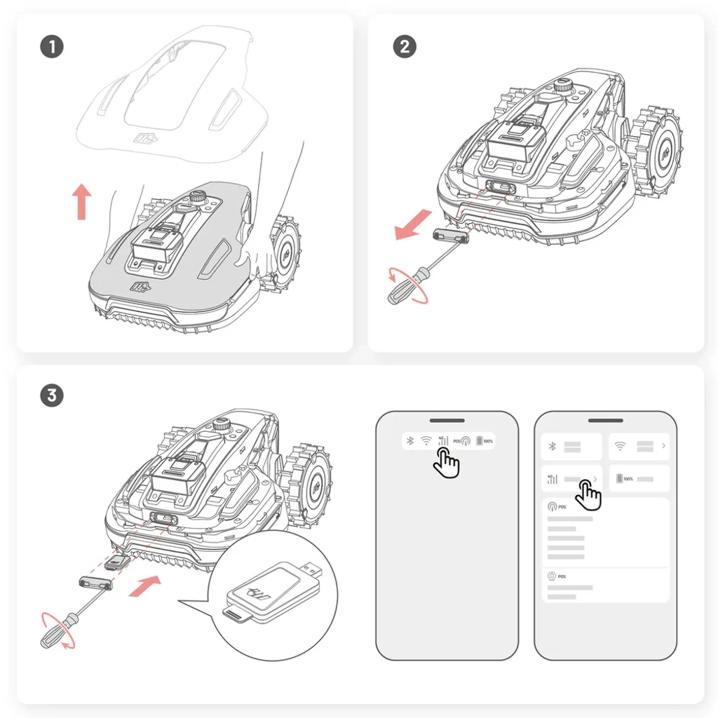 4G modul mammotion yuka mini 2 - 2