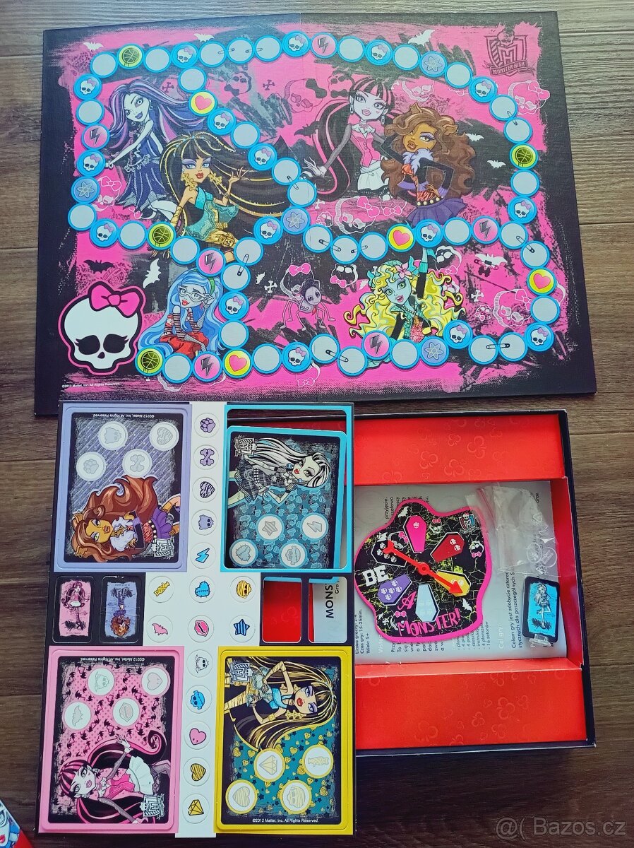 NOVÁ Monster high společenská hra - 2