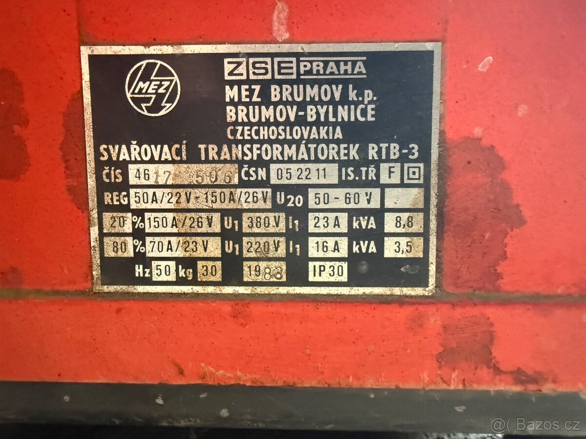 Svářečka RTB-3 - 2
