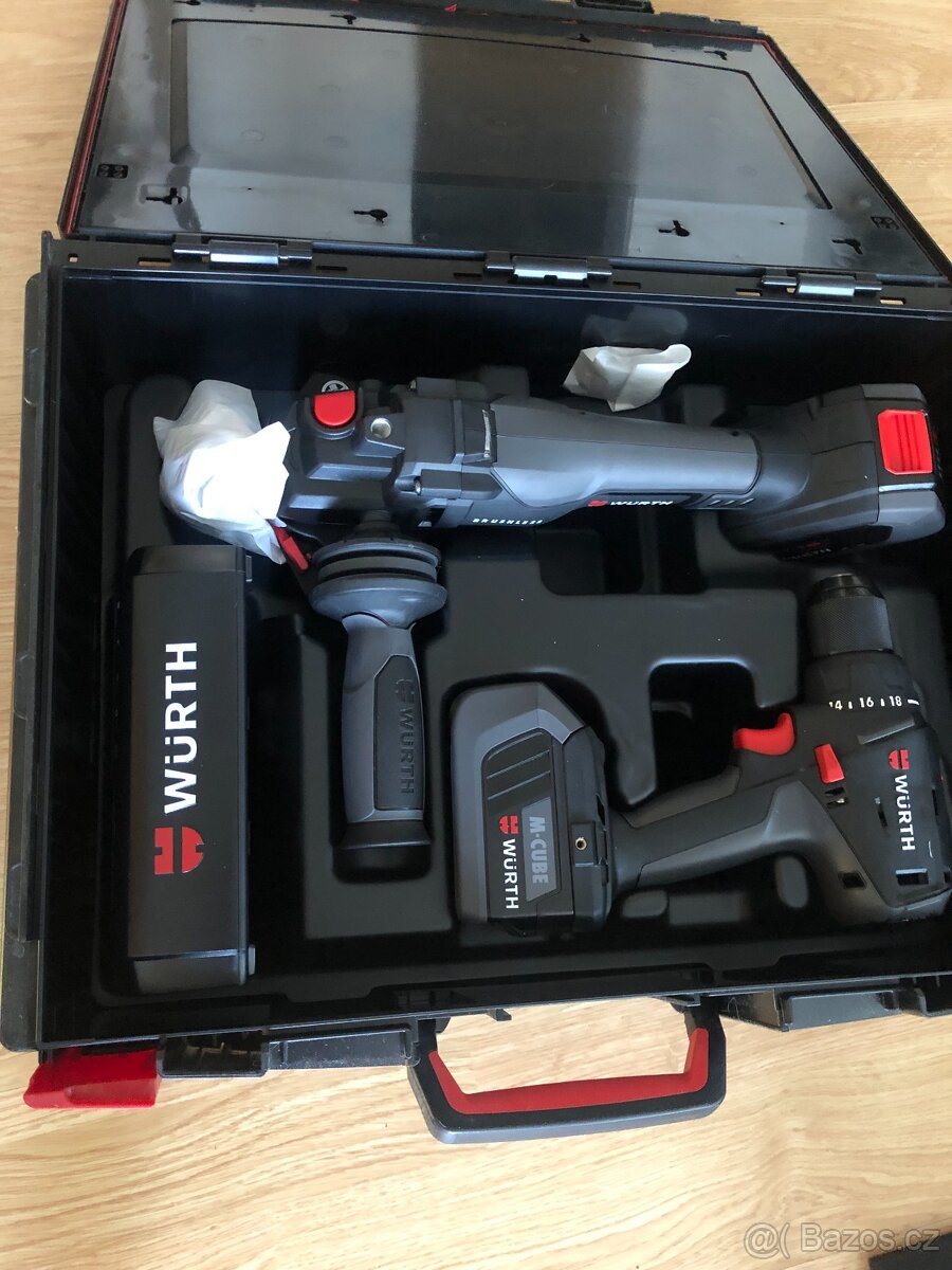 Wurth aku set nářadí 2 x bat.nabíječka,kufr - 2