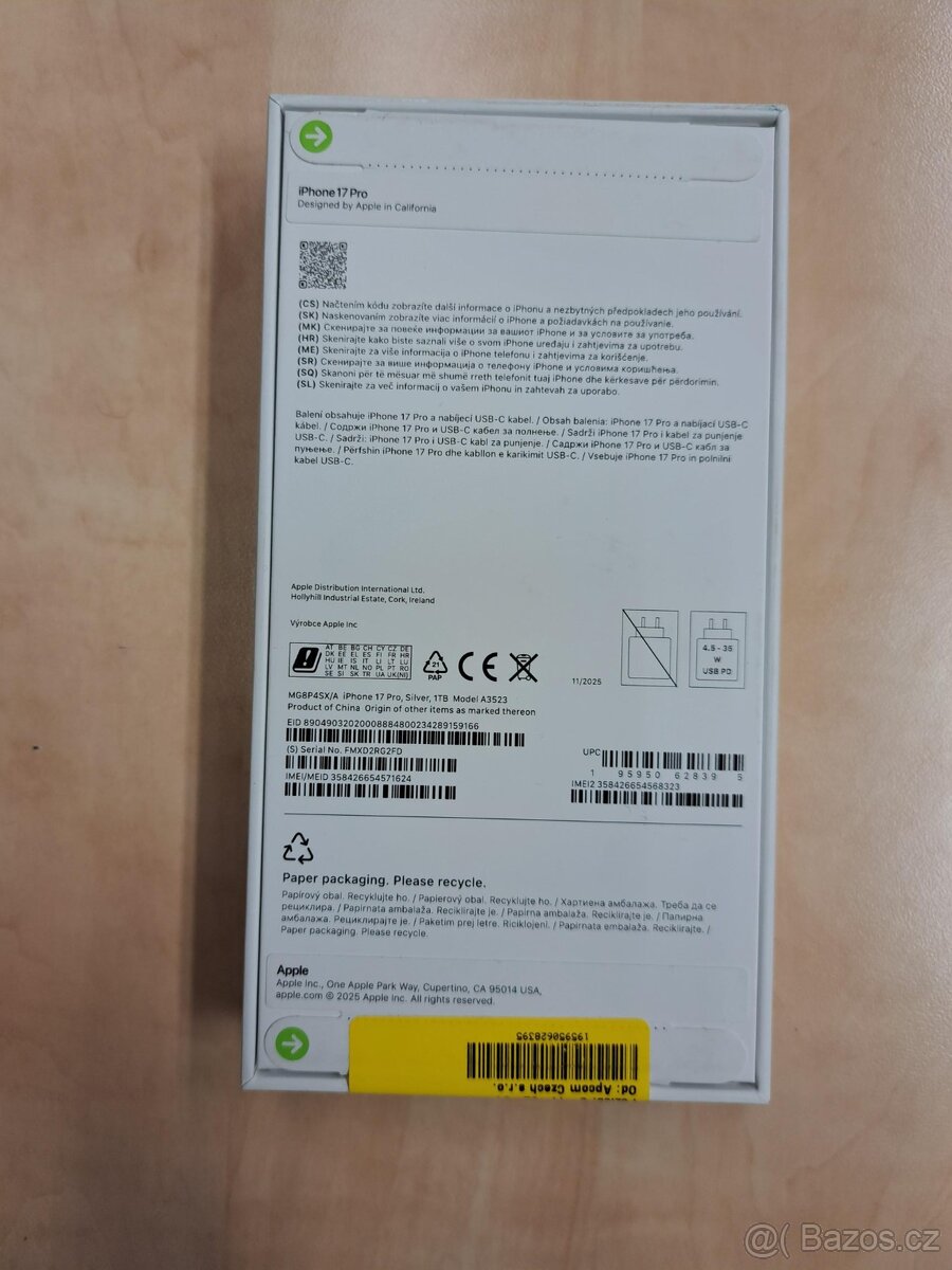 iPhone 17 Pro 1TB stříbrná (CZE) - 2