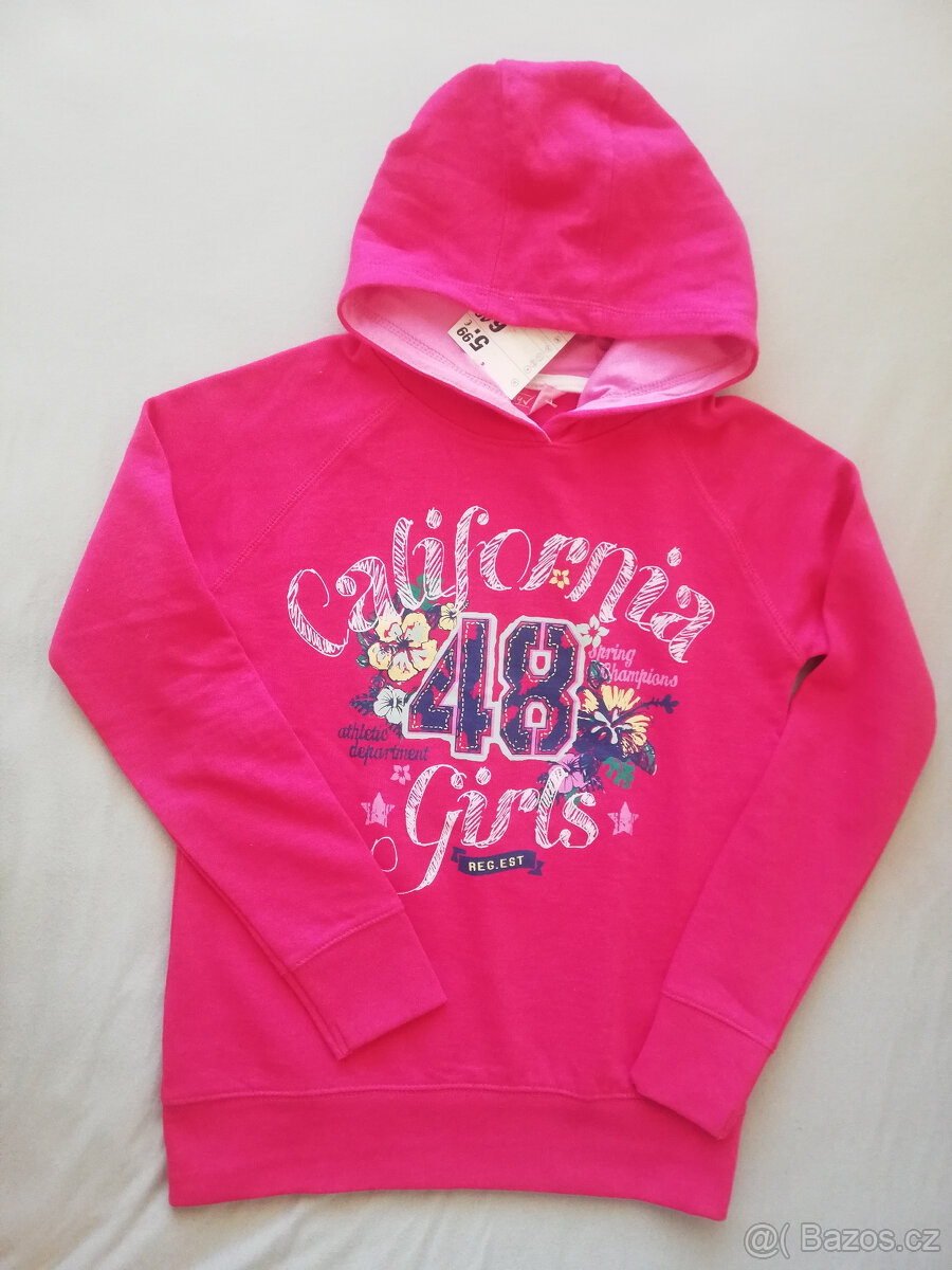 Prodám dívčí mikiny, svetry (NOVÉ i nošené) - 9 ks. - 2