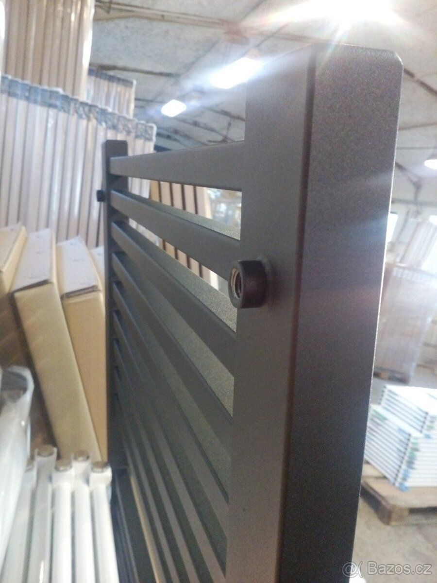 Koupelnové žebříky ČERNÁ MAT a ANTRACIT - 2