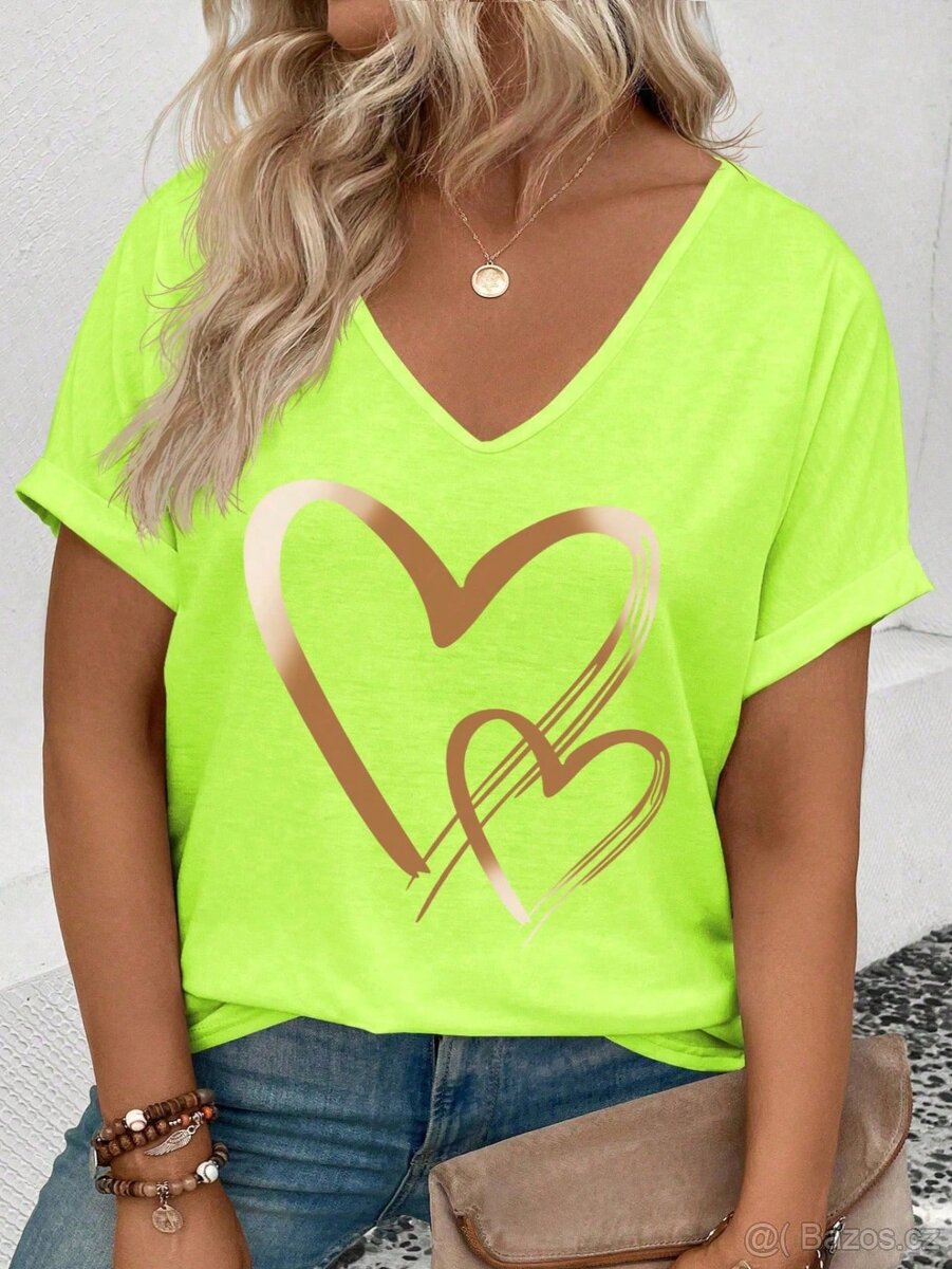 Tričko se srdcem vel. 48/50 - 2