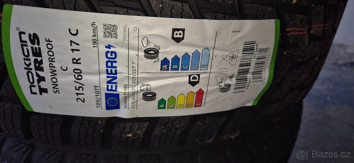 Ford Transit Custom V710 – zimní kompletní sada 215/60 R17C - 2