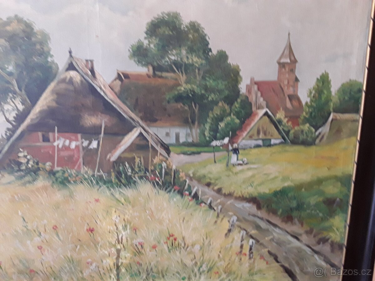 9kartonů knih různých žánrů+ starož.obraz - 2