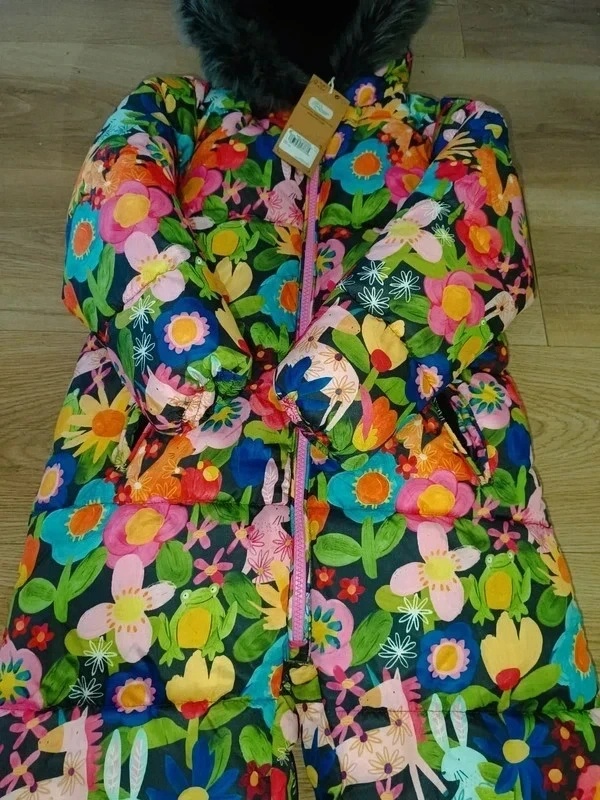 Lyžařská zimní kombinéza s jednorožci, květy 122 next - 2