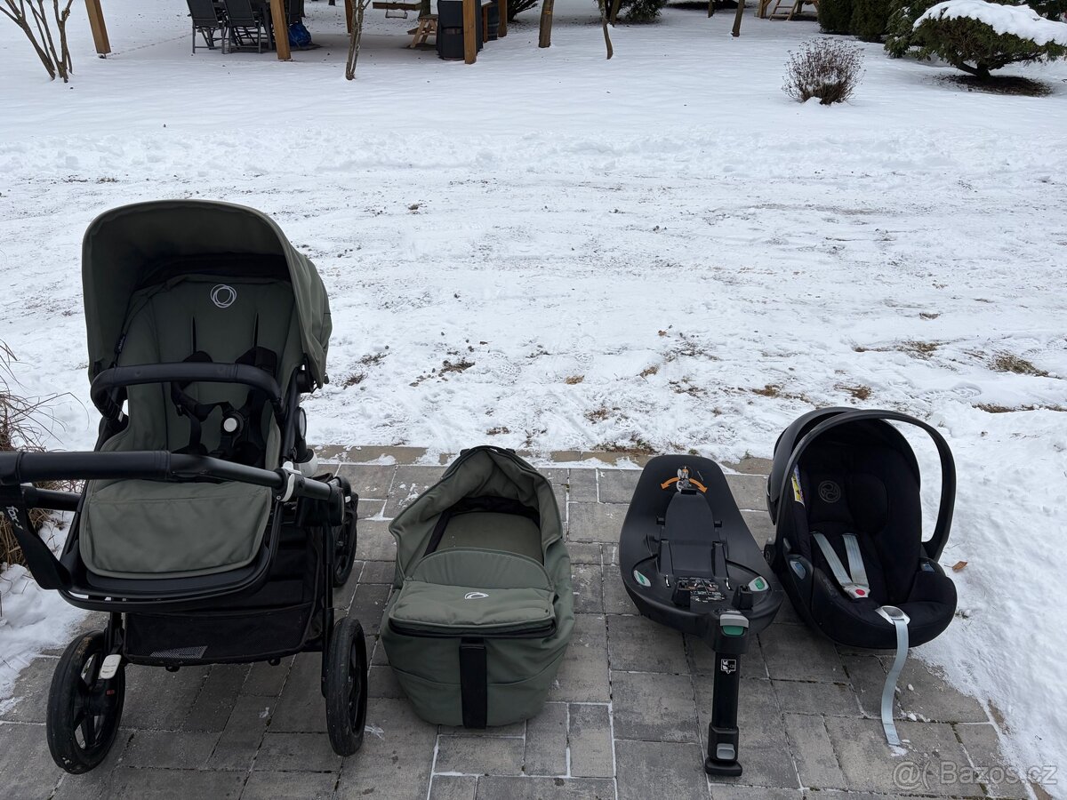 Bugaboo Fox 3 forest green + autosedačka cybex - 2