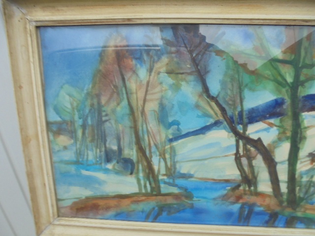 OBRAZ -AKVAREL-OLDŘICH KAREL-PARDUBICE - 2