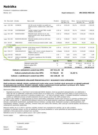 Otopný žebřík+ topná tyč s regulátorem. - 2