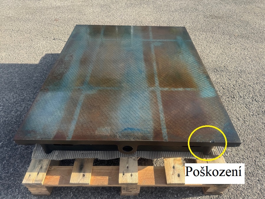 Tušírovací, příměrná deska 990 x 790 mm. - 2