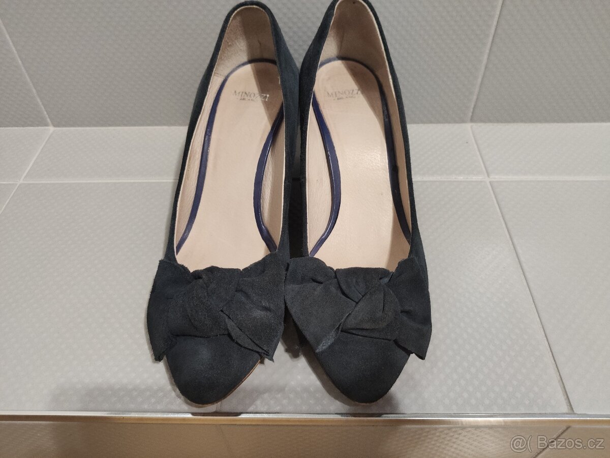 Dámské semišové lodičky Minozzi Milano - 2