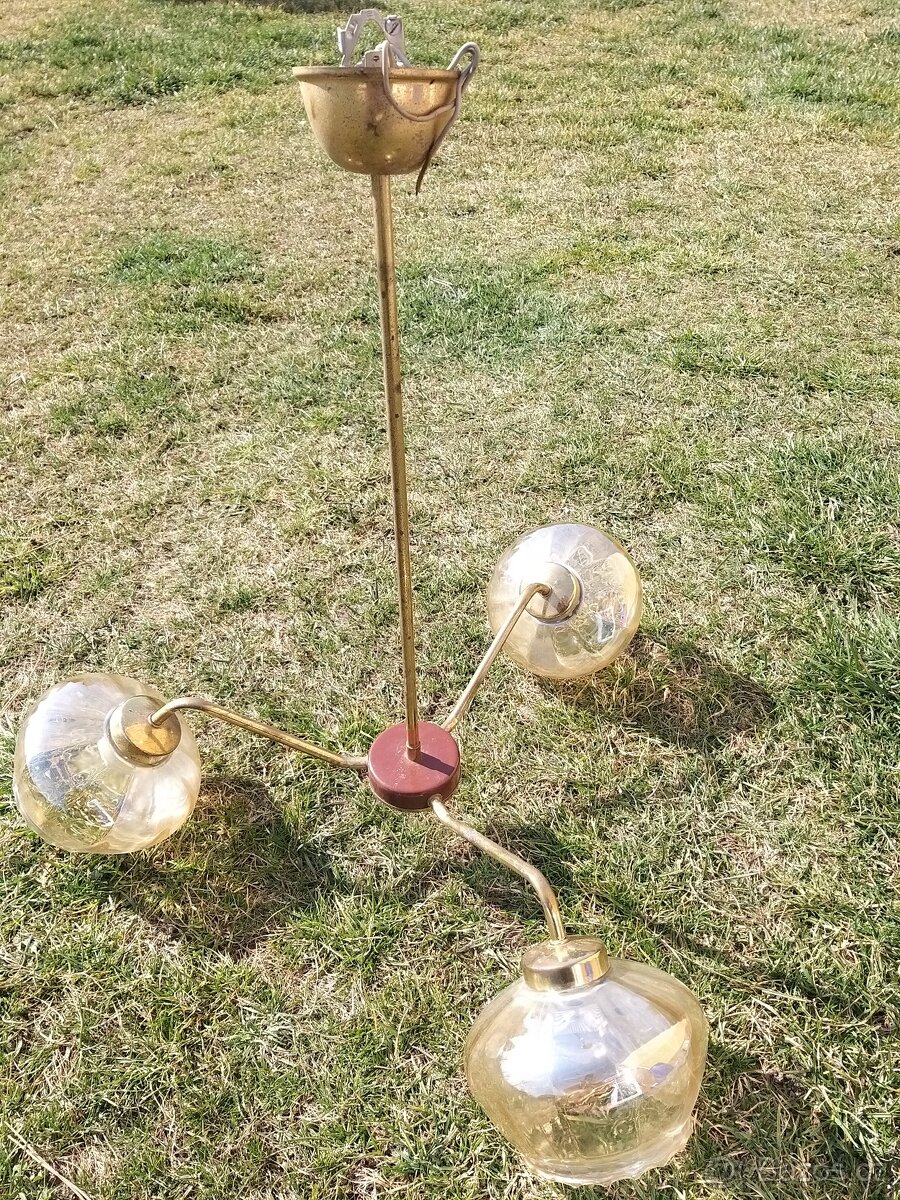 Prodám staré retro světlo - lustr - 2