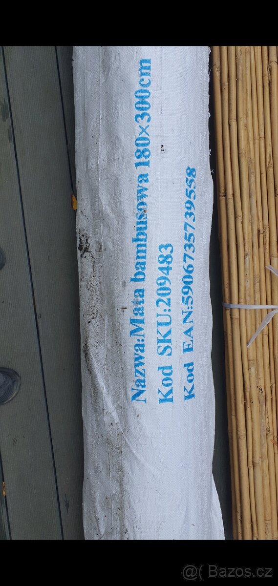 Bambusový plot 180x300 - 2