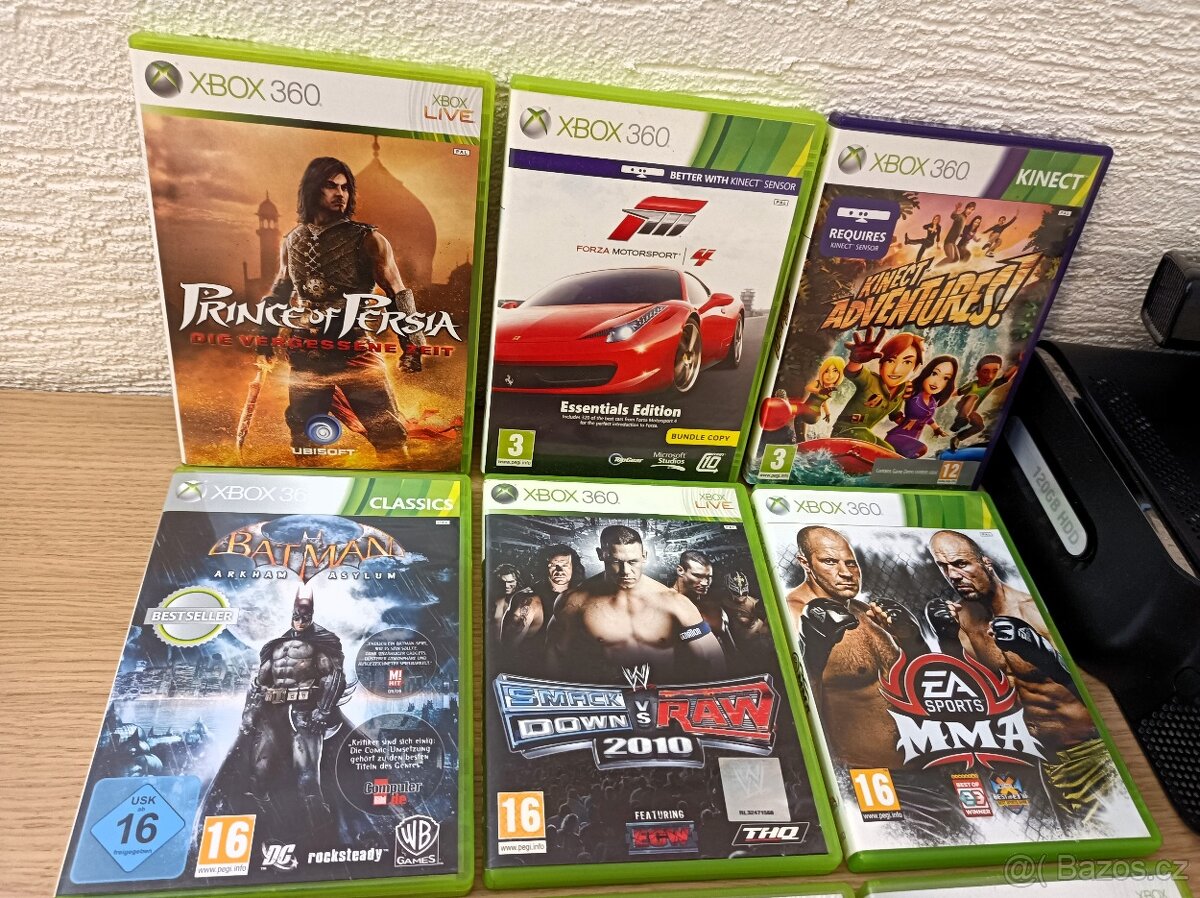 Xbox 360 + Kinect - Top stav - 2