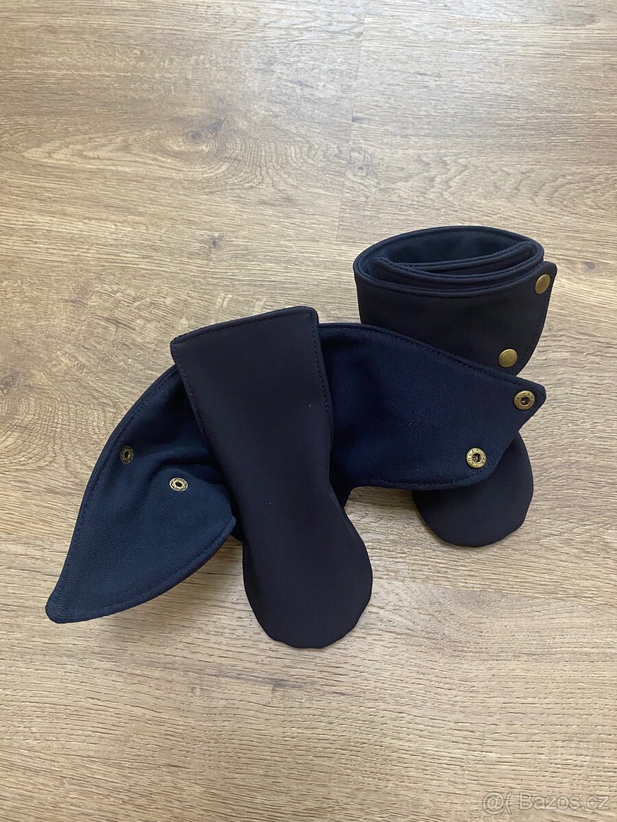 Podzimní softshellové capáčky 6-12m - 2