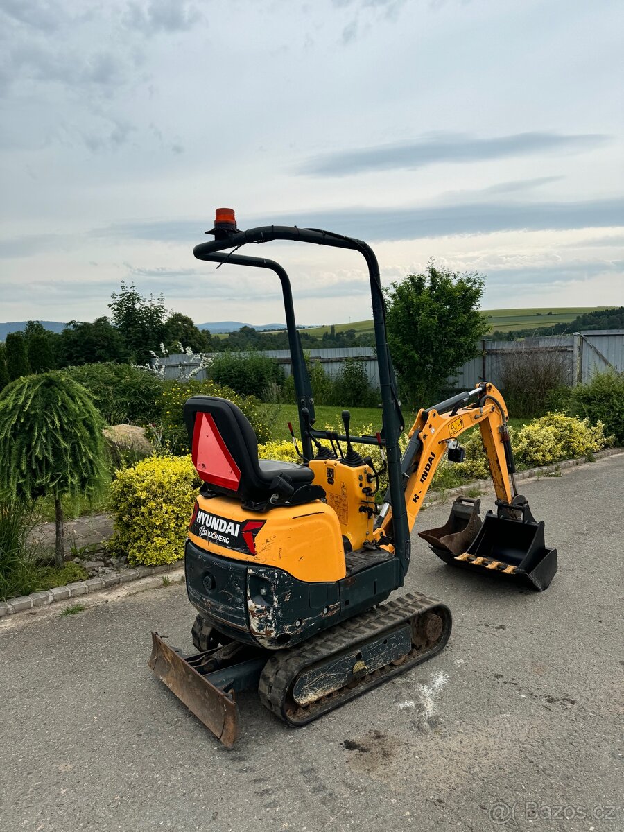 Minibagr Hyundai HX10a 2020 2x lzice 1 tuna - 2