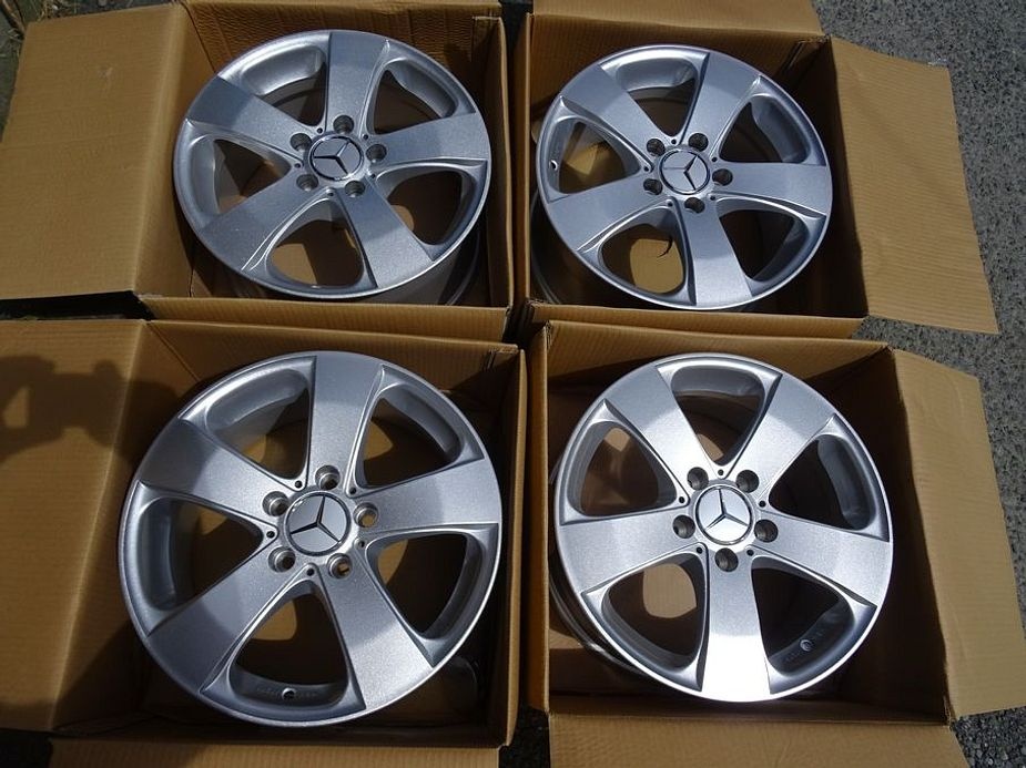 Alu disky pro Mercedes, 16", 5x112, ET 49, šířka 7,5J - 2