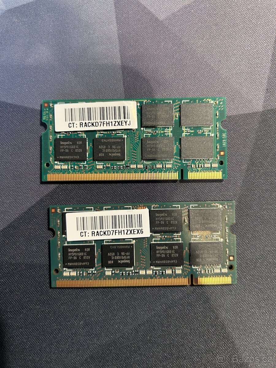 Paměť RAM 4GB (2x2GB), DDR2, 800 MHz - 2