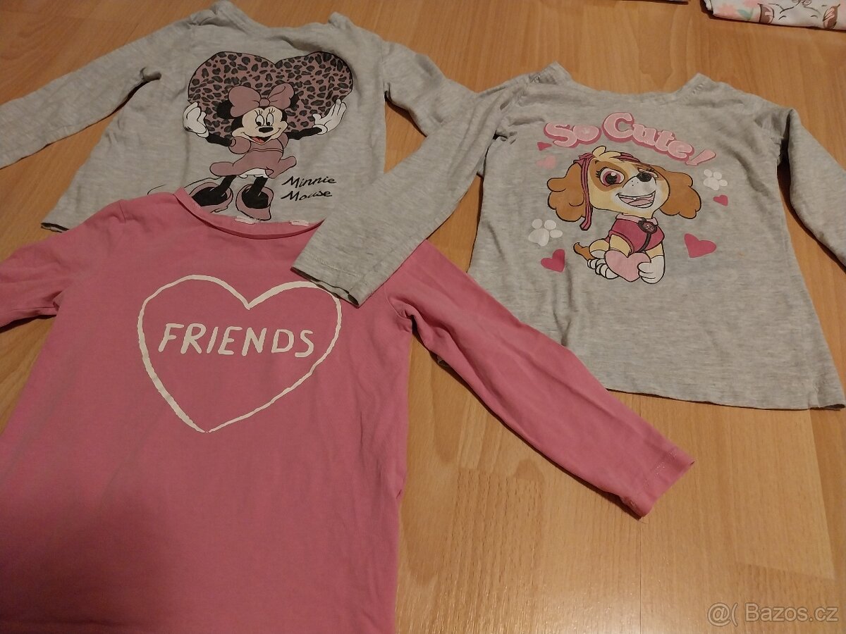 Oblečení na holku vel.104, 25 kusů - 2